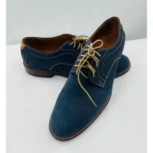 Johnston & Murphy  Sheepskin Mens Classy Blue J & M Flex Sole Oxford Shoes 11.5 Johnston & Murphy | Shoes | Johnston Murphy Sheepskin Mens  main image 4